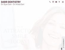 Tablet Screenshot of darrdentistry.com